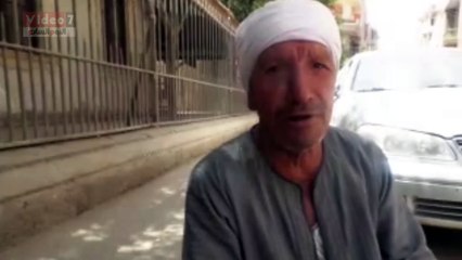 عم سعد بائع المناديل يوجه رسالة لأبنائه من اليوم السابع