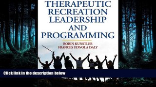 READ book  Therapeutic Recreation Leadership and Programming  FREE BOOOK ONLINE