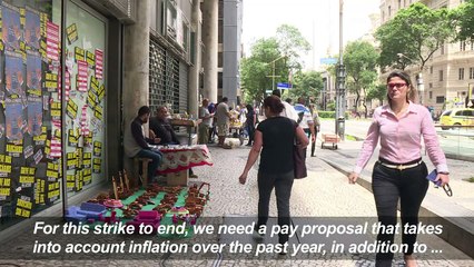 Brazilian banking strike enters 30th day