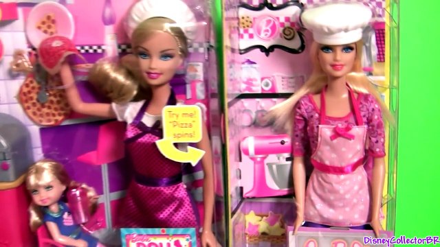 Queen Elsa Making Play Doh Pizza with Princess Anna Barbie + Cookie Monster Disney Frozen dolls