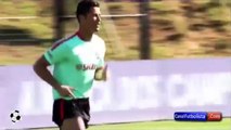 CR7 retorna aos treinos da seleção portuguesa e marca golaço de letra