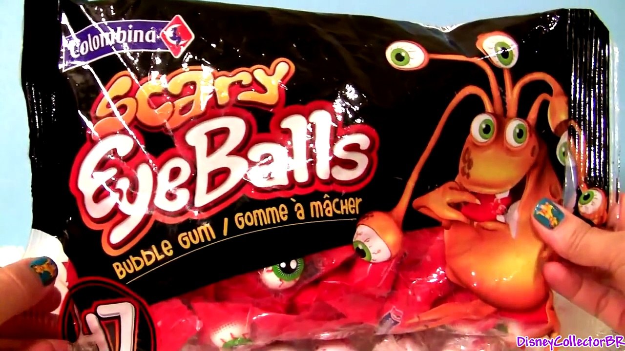 Halloween Candy Spooky Eyes Scary EyeBalls With Disney Pixar Cars Lightning McQueen Mater