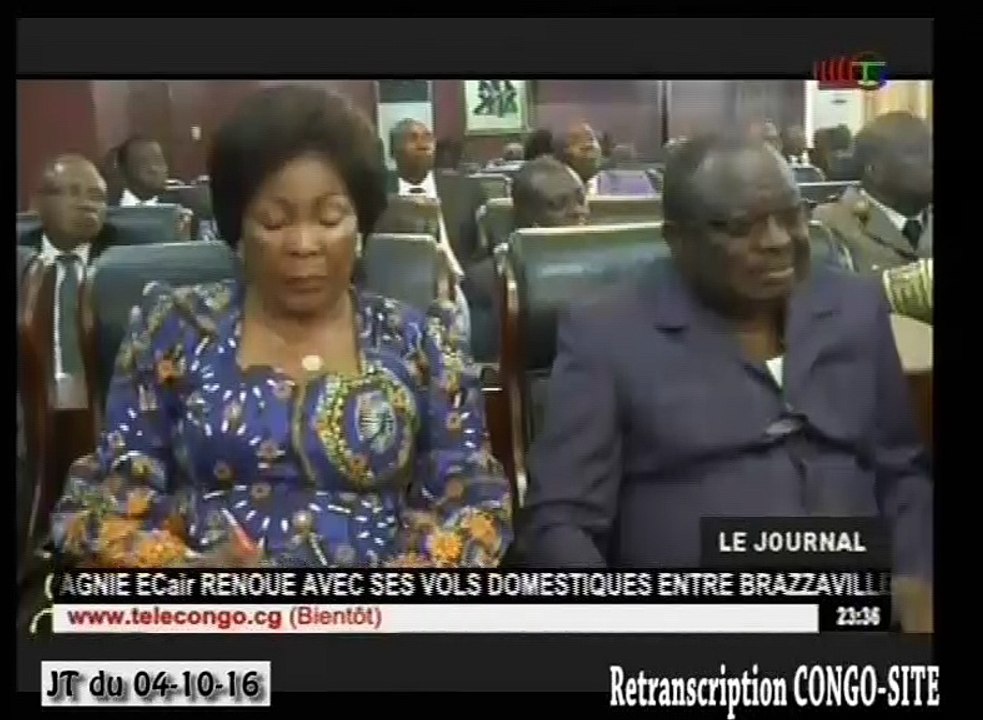 Journal de 20h TVCongo mardi 04 octobre 2016 -By Congo-Site