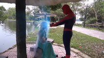 Spiderman Crying Spiderman Frozen Elsa Superheroes In Real Life-ti9QUg-GTQw