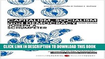 [PDF] Capitalism, Socialism, and Democracy: Third Edition Full Colection