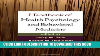 [PDF] Handbook of Health Psychology and Behavioral Medicine Full Collection