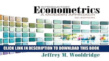 [PDF] Introductory Econometrics: A Modern Approach Full Colection