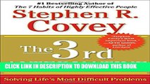 [PDF] The 3rd Alternative: Solving Life s Most Difficult Problems Full Online