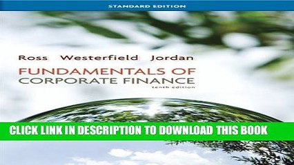 Télécharger la video: New Book Fundamentals of Corporate Finance Standard Edition (Mcgraw-Hill/Irwin Series in Finance,