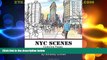 Big Deals  NYC SCENES Coloring Pages: Sketches In and Around Manhattan  Best Seller Books Best