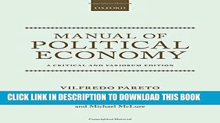 [PDF] Manual of Political Economy: A Variorum Translation and Critical Edition Full Online