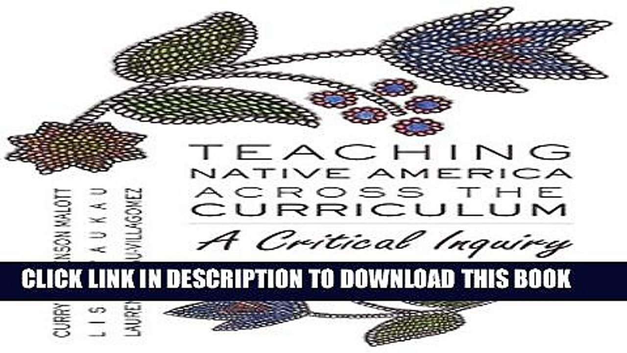 [PDF] Teaching Native America Across the Curriculum: A Critical Inquiry (Counterpoints) Popular