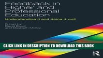 [PDF] Feedback in Higher and Professional Education: Understanding it and doing it well Popular