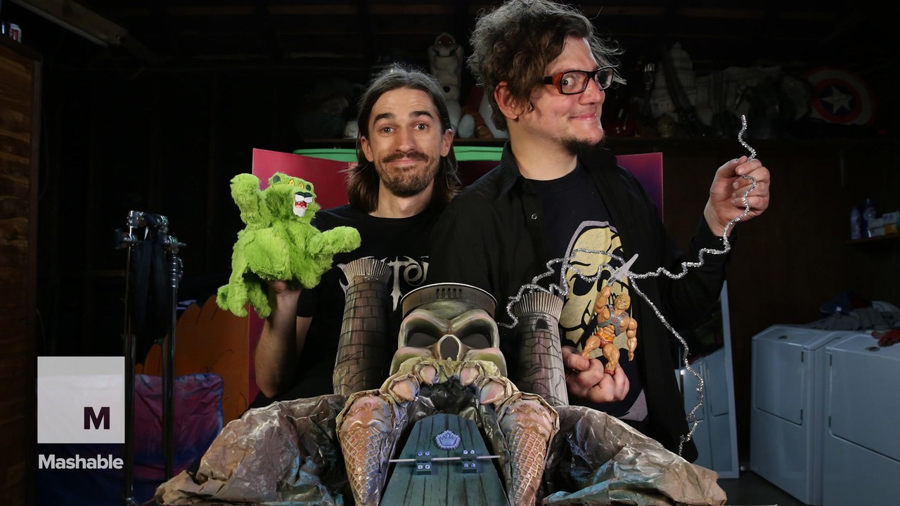 Behind the scenes of this hilarious 'He-Man' remake