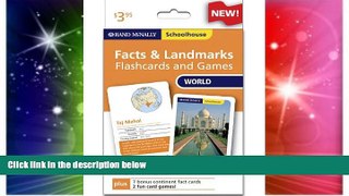 Must Have PDF  Rand Mcnally Schoolhouse World Facts   Landmarks Flashcards And Games  Best Seller