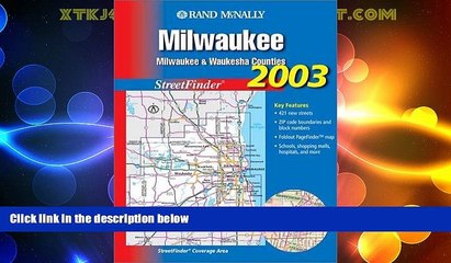 Big Deals  Milwaukee   Waukesha Counties (Rand McNally Streetfinder)  Free Full Read Best Seller
