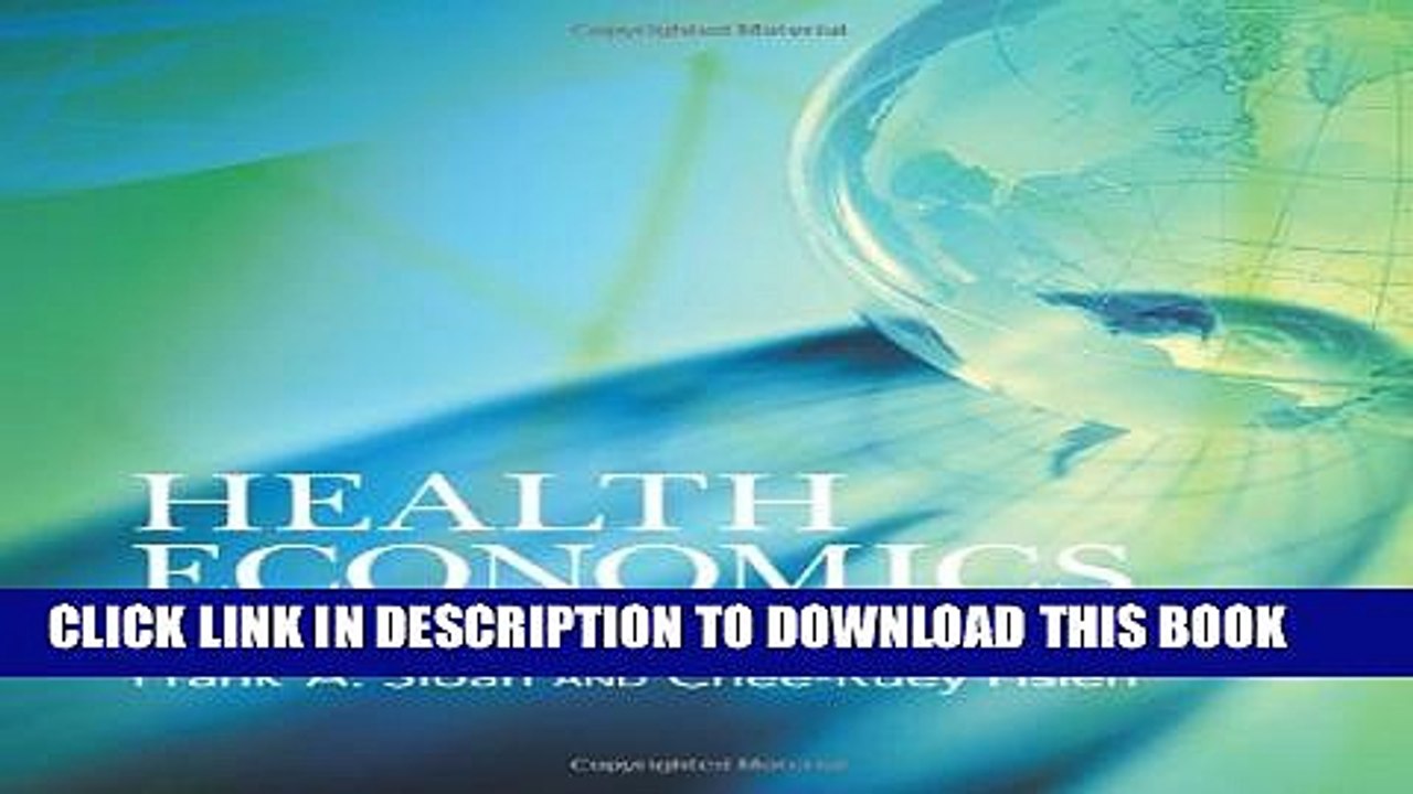 [PDF] Health Economics (MIT Press) Popular Online