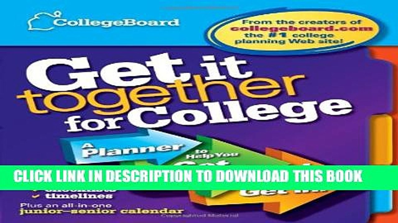 [PDF] Get It Together for College: A Planner to Help You Get Organized and Get In Popular Colection