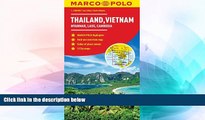 Big Deals  Thailand, Vietnam, Laos,   Cambodia Marco Polo Map (Marco Polo Maps)  Best Seller Books