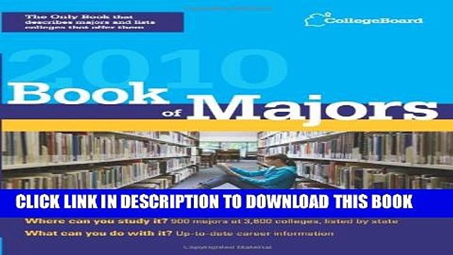 [PDF] Book of Majors 2010 (College Board Book of Majors) Full Online