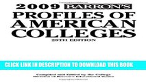 [PDF] 2009 Barron s Profiles of American Colleges 28 Edition with CD-ROM Popular Colection
