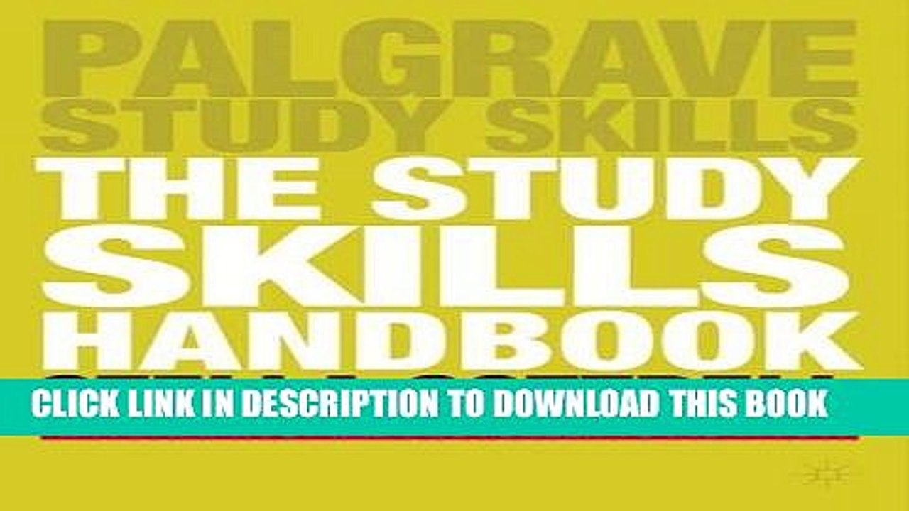 [PDF] The Study Skills Handbook (Palgrave Study Skills) Full Colection