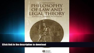 FAVORIT BOOK Philosophy of Law and Legal Theory: An Anthology READ EBOOK