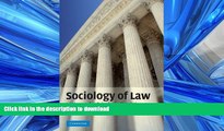 READ THE NEW BOOK Sociology of Law: Visions of a Scholarly Tradition FREE BOOK ONLINE