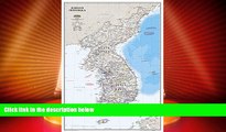 Big Deals  Korean Peninsula Classic [Laminated] (National Geographic Reference Map)  Best Seller
