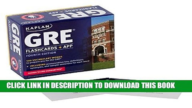 [PDF] GRE Vocabulary Flashcards + App (Kaplan Test Prep) Popular Online