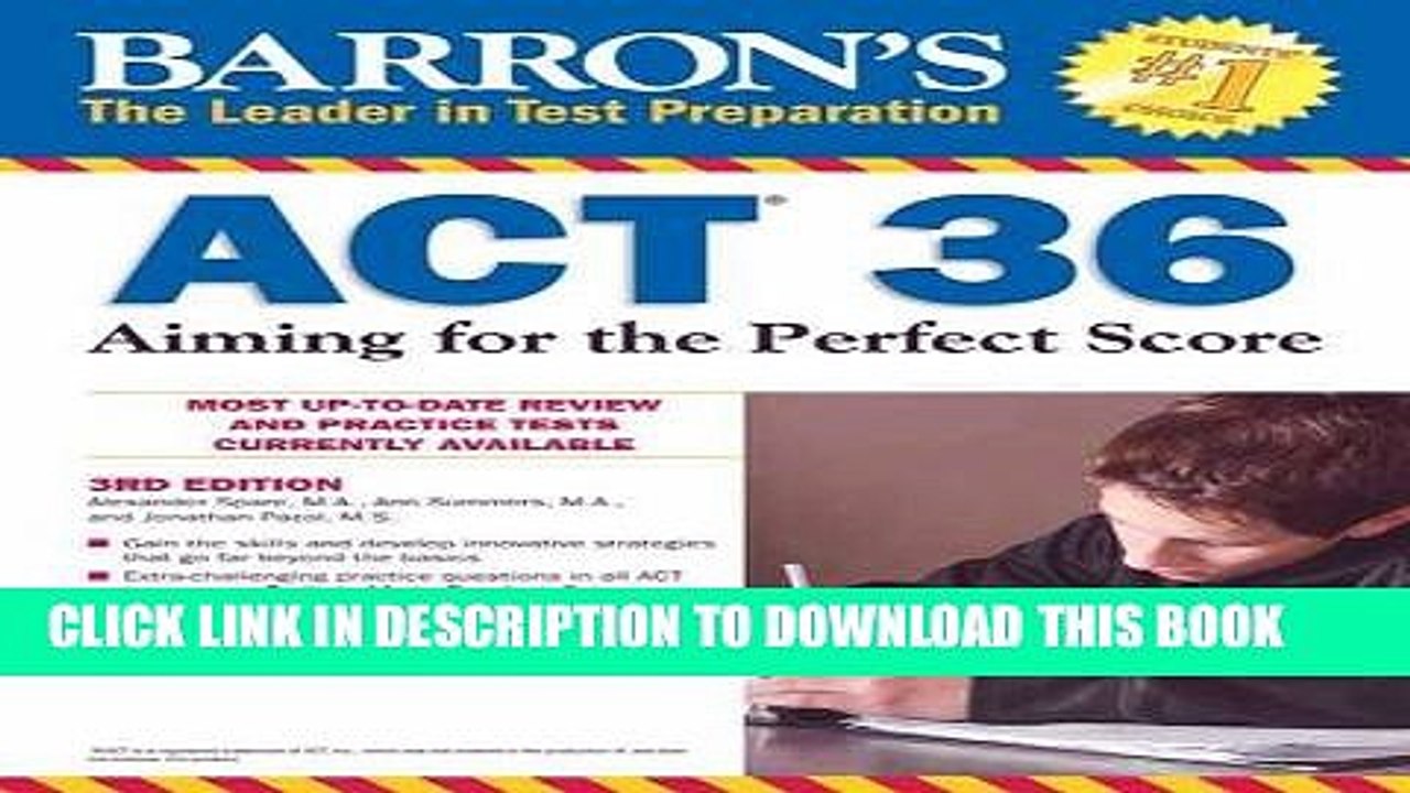 [PDF] Barron s ACT 36, 3rd Edition: Aiming for the Perfect Score Popular Collection