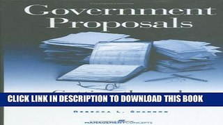 [PDF] Government Proposals: Cutting Through the Chaos Full Colection