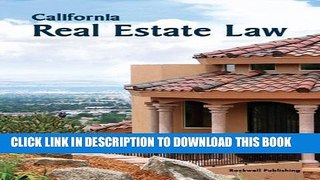 Collection Book California Real Estate Law - 2nd edition