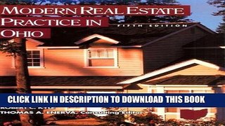 New Book Modern Real Estate Practice in Ohio