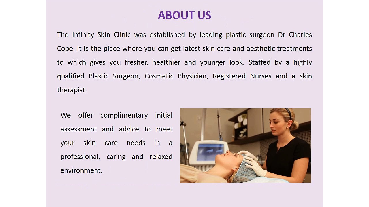 Infinity Provides Stress Free Acne Laser Treatment