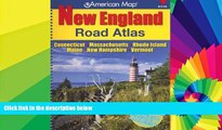 Big Deals  American Map New England: Road Atlas: Connecticut - Massachusetts - Rhode Island -