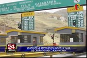 Desaparece empresario durante viaje de Huancayo a Cerro de Pasco