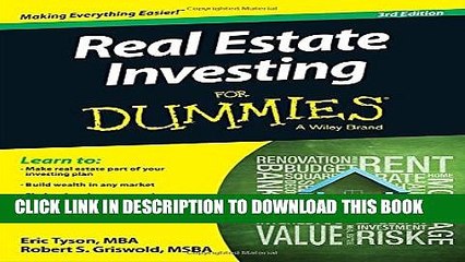 New Book Real Estate Investing For Dummies