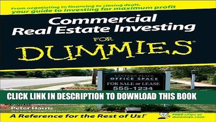 Collection Book Commercial Real Estate Investing For Dummies