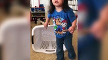 Hilarious Girl Catches Brother In Hamper Ah, siblings at their finest. (santa-banta-group)