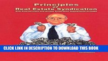 New Book Principles of Real Estate Syndication: With Entertainment and Oil-Gas Syndication