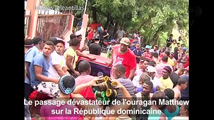 L'ouragan Matthew fait quatre morts en République dominicaine