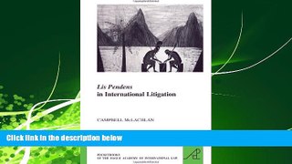 FAVORITE BOOK  Lis Pendens in International Litigation (Les Livres de Poche de L Academie de