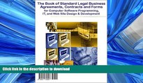 READ THE NEW BOOK The Book of Standard Legal Business Agreements, Contracts and Forms for Computer