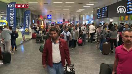 Türk işçiler geri döndü