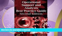 FAVORITE BOOK  ITIL V3 Service Capability OSA - Operational Support and Analysis of IT Services