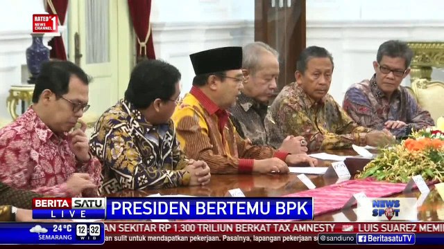 Presiden Terima Laporan Pemeriksaan BPK Semester I