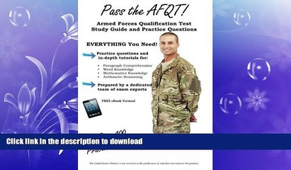 FAVORITE BOOK  Pass the AFQT Armed Forces Qualification Test Study Guide and Practice Questions