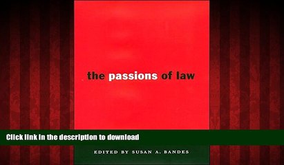 FAVORIT BOOK The Passions of Law (Critical America (New York University Hardcover)) READ EBOOK
