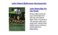 john deere bathroom accessories